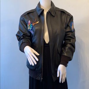 Air Force Leather avaiation bomber